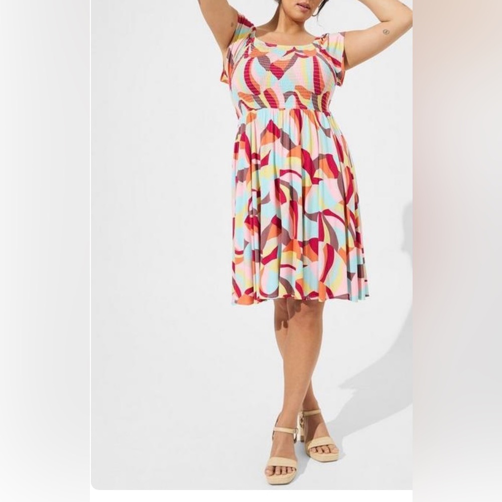 Torrid Mini Super Soft Off-Shoulder Dress Size 4X